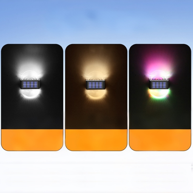 2700K Soft Warm White Solar Wall Light 10000 Hours Lifespan 1-Year WarrantyOutdoor LED Motion Sensor