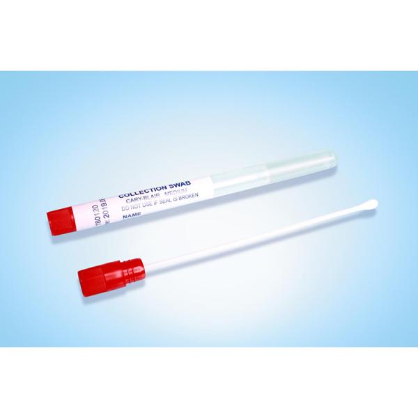 Disposable Snappable Plastic Stick and Viscose Head Transport Medium Swab Cary Blair Transport Swabs