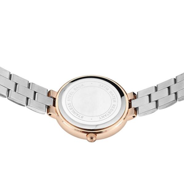 Steel Band 2035 Quartz Womens Fashion Watch IP Plated 30atm Waterproof