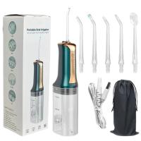 Hygiène bucco-dentaire Flosser à eau rechargeable Dentistique IPX7 Flosser à eau imperméable 5 conseils