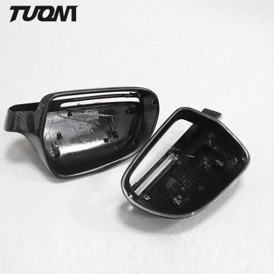 M Look Carbon Fiber Car Rearview Mirror Cover For Audi A4 S5 B9 S4 RS4 A5 RS5