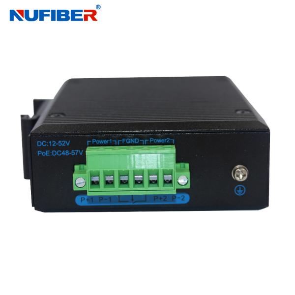 Industrial SFP Ethernet Switch 1000M SFP to 4x10/100/1000Base-T RJ45