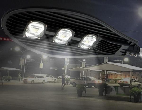 Aluminum Outdoor LED Street Lights 150W PF>0.95 For Main Road Toll Station