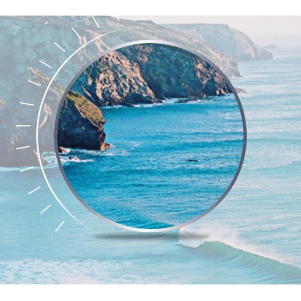 Lentes ópticas plásticas de la sola de Vision lente redonda de la lente