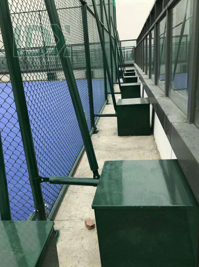 Cajera de fútbol desmontable portable cerco de metal móvil personalizado