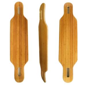 YOBANG 39inch 41inch freeride bamboo maple longboard decks with fiber glass