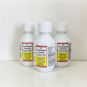 Empty 125ml Tuscosed Linctus Bottle