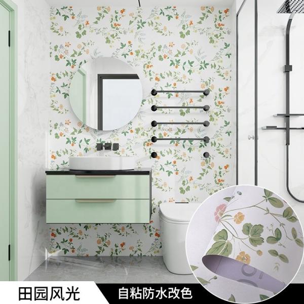 Apartment Floral Peel and Stick Wallpaper Flower Contact Paper Vintage Removable Wallpaper for Home Renovation