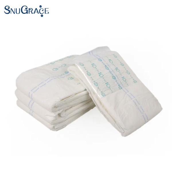 SNUGRACE Adult Diaper Offers Free Samples for Fast Absorption and 75g-150g Fluff Pulp