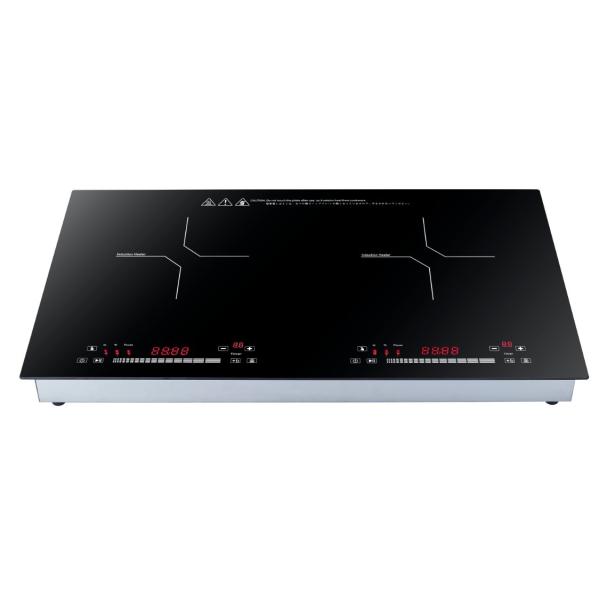 2 Burner Plates Gas Stove and Electric Double Stove Induction Cooker for Kitchen Cooking