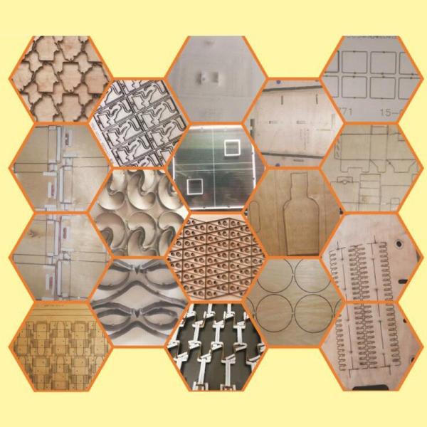 High power CO2 laser cutting machine for die board wood and hard wood cutting