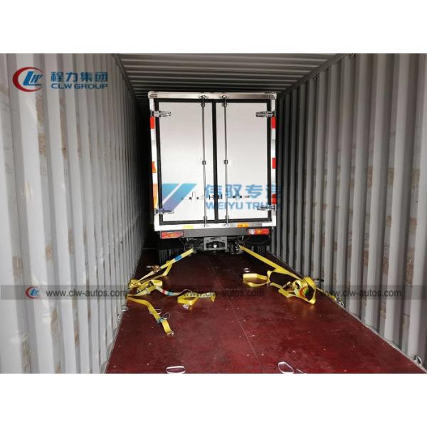 A entrega do marisco da gasolina de Foton 1T da relação refrigerou Van Truck