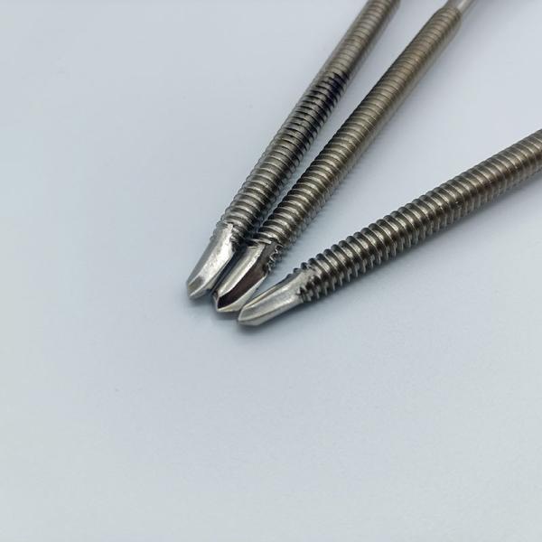 Double Thread Self Drilling With EPDM Crest Fixing Fasteners ISO DIN15480