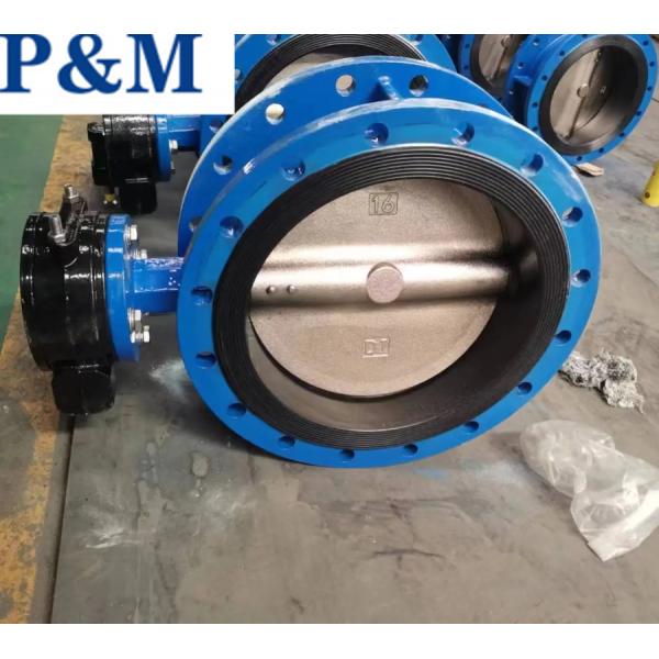 BS5155 ductile iron flanged butterfly valve with pin
