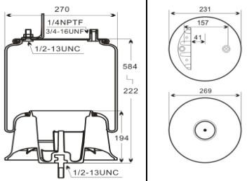 16-13810-002 Truck Trailer Air Bags