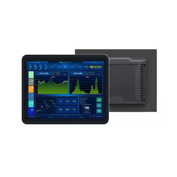 Computadora de pantalla táctil industrial con carcasa de aleación completa de aluminio