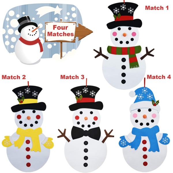 Handmade Door Wall Hanging Felt Christmas Decorations