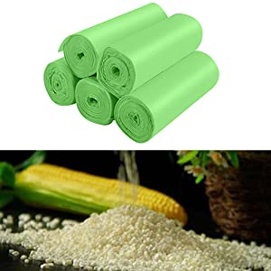 100% Compostable Vest Carrier Plastic Biodegradable Shopping Bag with EN13432, Dog waste Bags on roll, Dispenser bags