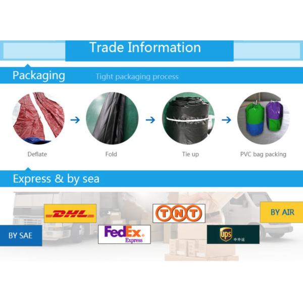 CE EN71 трубки 249cmx122cm поплавка человека трубки 3 красочного портативного 3 человека раздувных