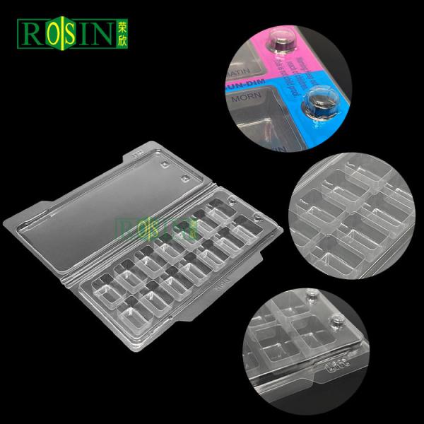Disposable Medical Plastic Packaging PET Hinged Clamshell Packaging