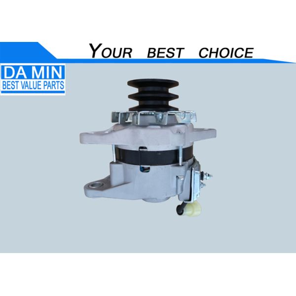 FVR 6SD1 Generator 8943991571 Pulley 2 Groove 3 Pin Electrical Plug 24V 40A Alternator Cooling Fan Outside Truck Engine Parts