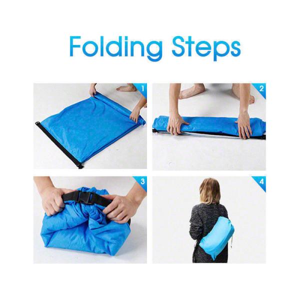 Outdoor Portable Beach Air Sofa Camping Folding Inflatable Lazy Sofa 1 Piece Min.Order