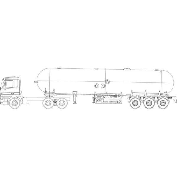 CIMC GLP Recauchutador de tanques de gas propano Recauchutador de tanques de gas Recauchutador de transporte de GLP Recauchutador de transporte de gas a granel Recauchutador de gas