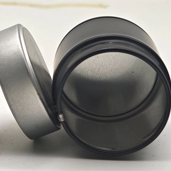 Metal Packaging Container Food Grade Beautiful Small Coffee Tin Can Eco Friendly Airtight Empty Matcha Round Tea Metal Can