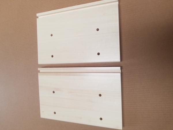 Mobiliário de gaveta Painéis de fundo de papelão em forma de ranhuras duráveis Popolar Paulownia Pinheiro para móveis