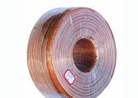 Cable de cobre del altavoz del alambre de Litz, cables aislados PVC transparentes de la envoltura