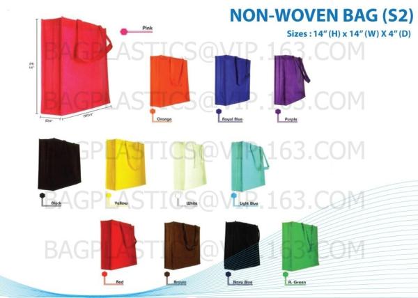 Grocery Promotional And Reusable Non Woven Shopping Tote Bag,Bag Manufacturer Supply Pp Non Woven Tote Bag, bagease pac