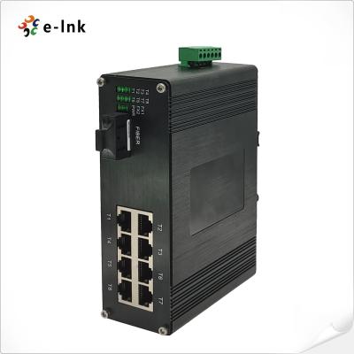 Interruptor industrial 10/100Mbps RJ45 dos ethernet, 8Port, poder redundante