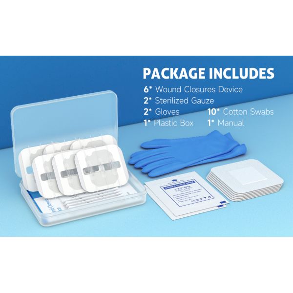 PWT1003 Flexible Fabric Bandages Wound Closure Device 6PCS