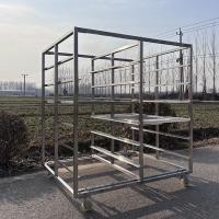 High Working Temperature 30 Trays 304 Stainless Steel Bakery Drying Rack Trolley