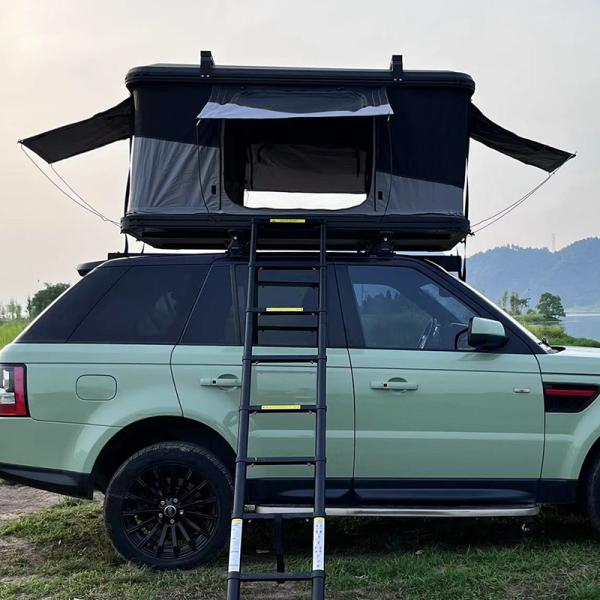 4 Person Hard Shell Roof Top Tent with 280g Polyester Fabric
