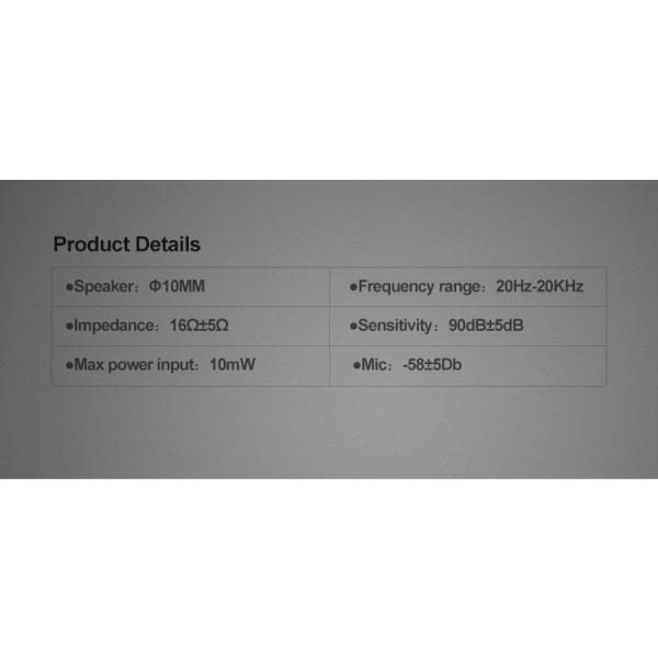 3.5MM Wired Plug Earphones Hands Free Headphone With Mic