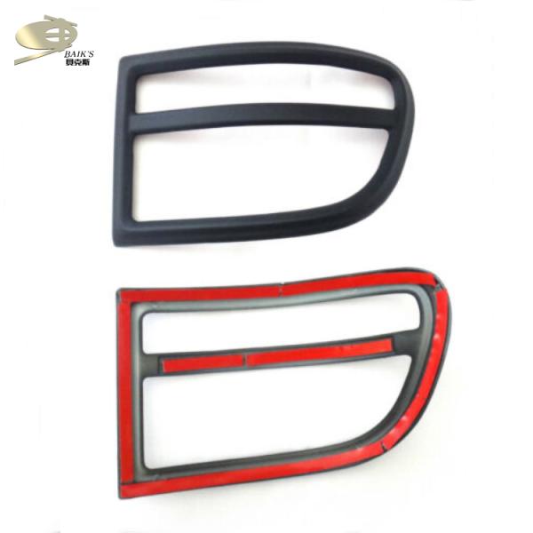 Rear Reflector Cover 4wd For Mazda Bt-50 2012-2019 Chrome Abs Matte Black