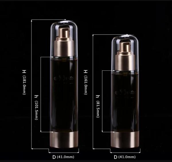 AS Materials Airless Bottles For Skin Care , 80ml 100ml Airless Lotion Bottle (MC-206)