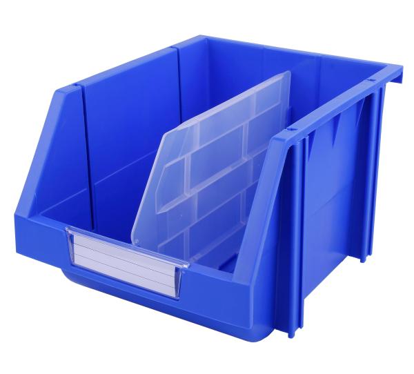 Solid Box Plastic Containers for Bolt Warehouse Storage Shelf Bin Stackable Parts Tool