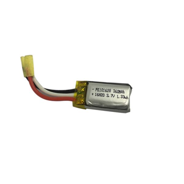360mAh High C Rate Lithium Polymer Battery for Power Bank PAC101628