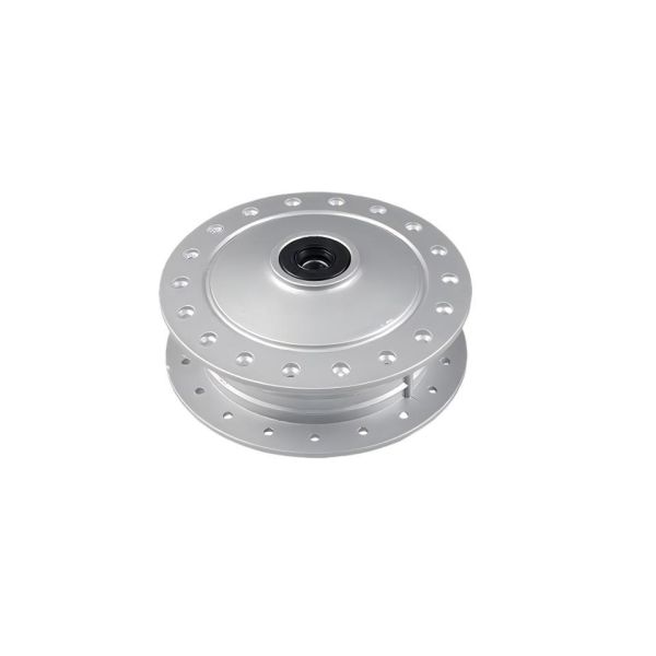 CG125 Front Wheel Hub Assembly Aluminium Front Wheel Hub Compatible with 125 Top Rod Machine Front Wheel Spoke Hub