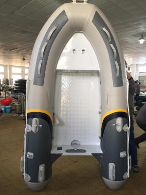 3 Person Fishing Boat With 157cm Width , 270cm PVC Tube Marine Aluminium Boats