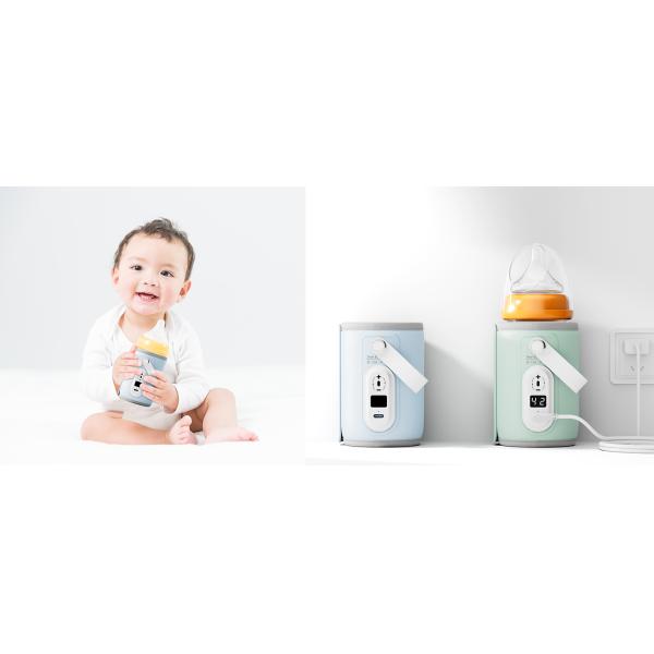 Portable USB Baby Bottle Warmer with 5-Temp Settings for Travel