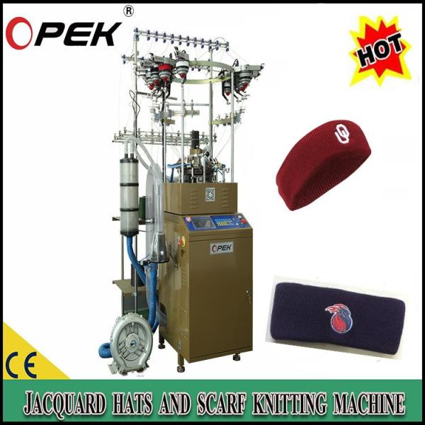 Highly Yellow Circular Knitting Hair Band Making Machine Fully Computerized Control