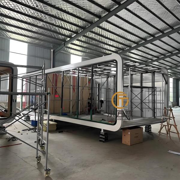 Custom 20 Feet Prefabricated Double Floor One-Room Suite Apple Capsule Grid Storage Container for House or Mall Use
