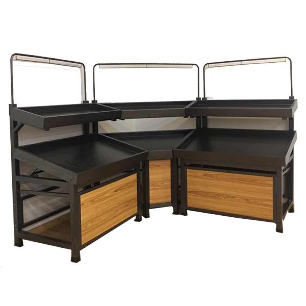 39 X 32in Steel Vegetable Fruit Display Racks For Supermarket ISO9001