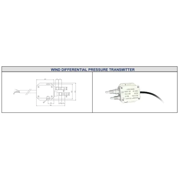 4-20mA Output Differential Pressure Transmitter IP65 Protection for Industrial Applications Differential Pressure Sensor
