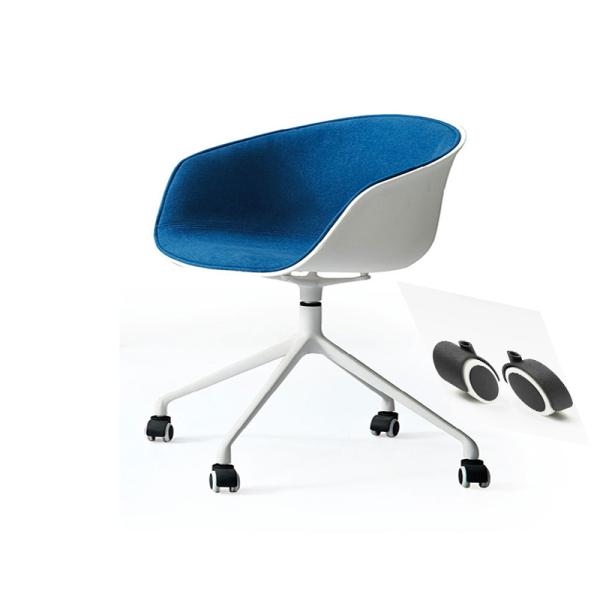 Zinc Plated Furniture Transfer Wheels In Silver With 25mm Wheel Width