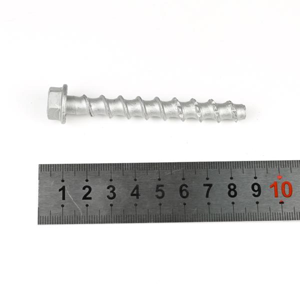 Carefully Crafted M8x75mm Flange Hexagon Head Concrete Screws Stainless Steel 410
