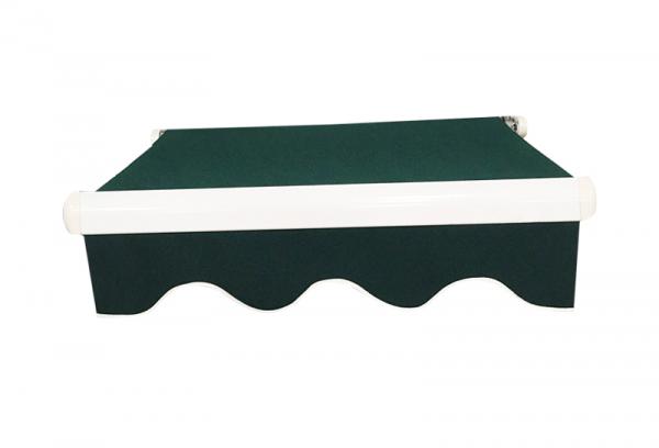 Aluminum Waterproof Retractable Awning Yard Door Shop Awning 40x40mm